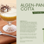 Recipe for algae panna cotta